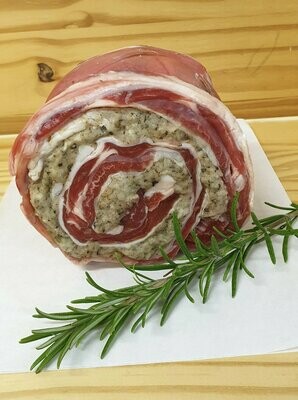 Breast of Lamb with Sage and Onion stuffing