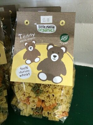 Little Pasta Organic’s 100% durum wheat VEGAN teddy shaped pasta