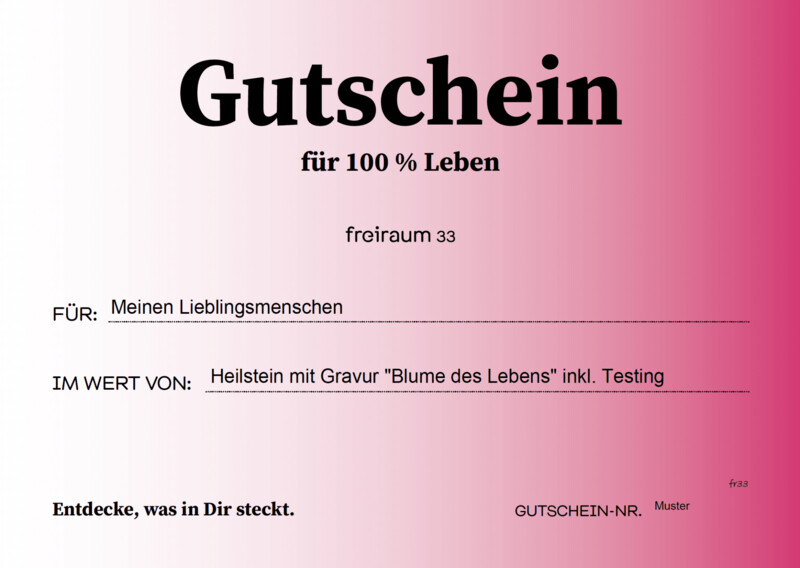 Gutschein "Heilstein"