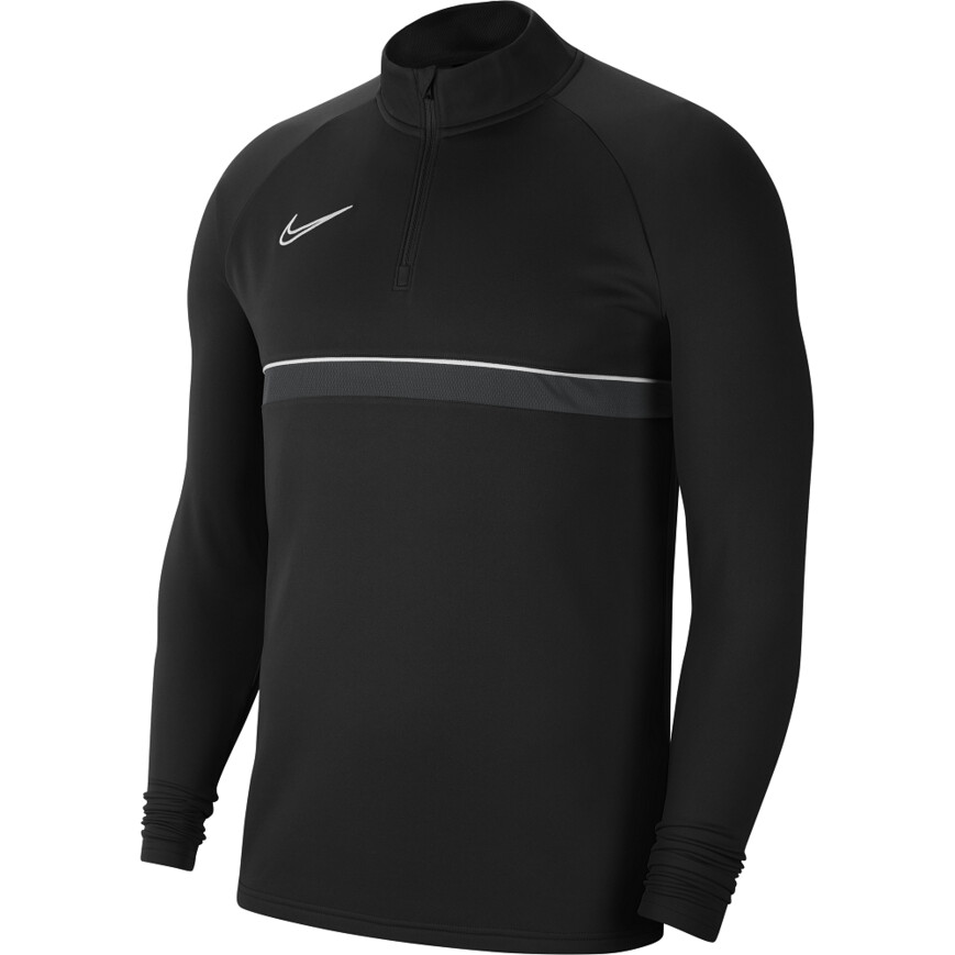 NIKE ACADEMY 21 BLACK 1/4 ZIP DRILL TOP (ADULTS)