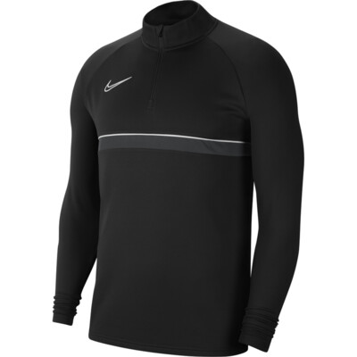 NIKE ACADEMY 21 BLACK 1/4 ZIP DRILL TOP (YOUTH)