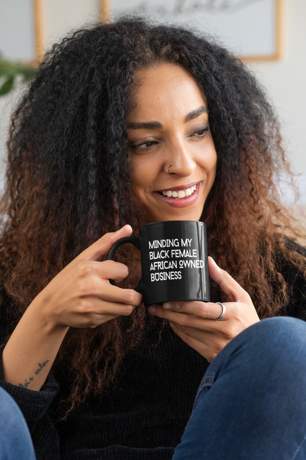 The 'Minding My Black Female/ African/Caribbean/ British Owned Business' Mug
