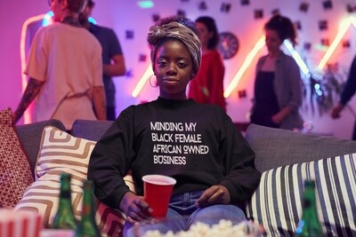 The 'Minding My Black Female African/Caribbean/ British Owned Business' Sweatshirt
