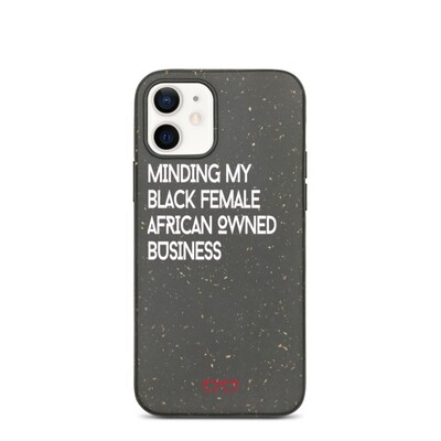 The 'Minding My Black Female /African/Caribbean/ British Owned Business' iPhone Case