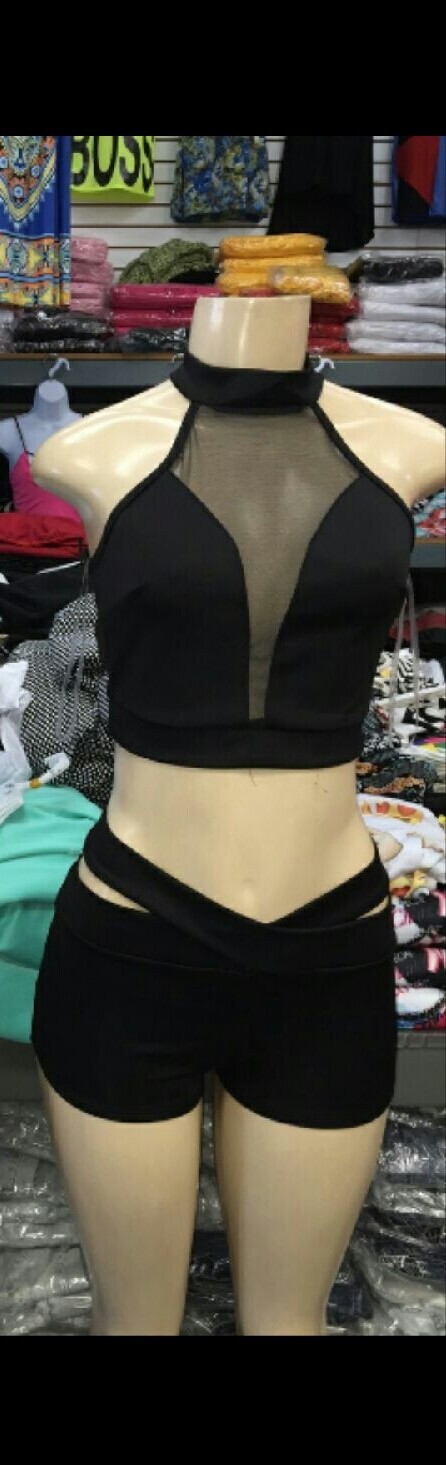 E-Caress 2-piece Set BLACK