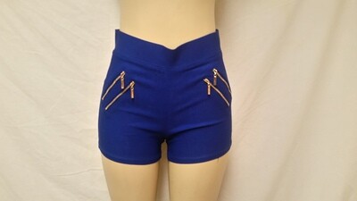 E-Caress High Waist Shorts ROYAL BLUE