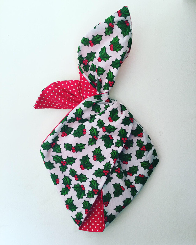 White holly with red polka