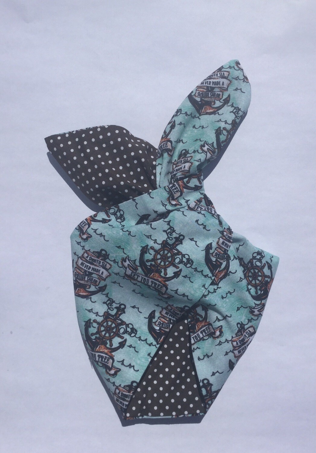 Little Girls Ship Ahoy Wired Hairband