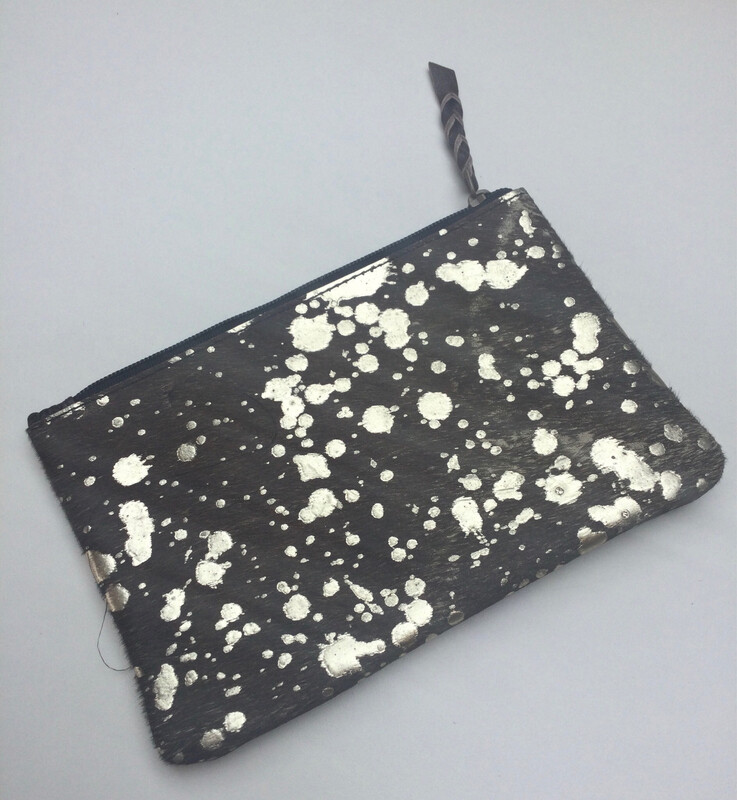 Animal / Leather Mini Clutch