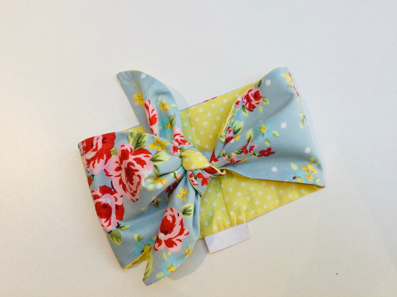Pale Blue Floral With Lemon Baby Bebop