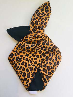 Orange Leopard Wired Hairband