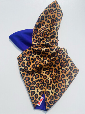 Purple Leopard Wired Hairband