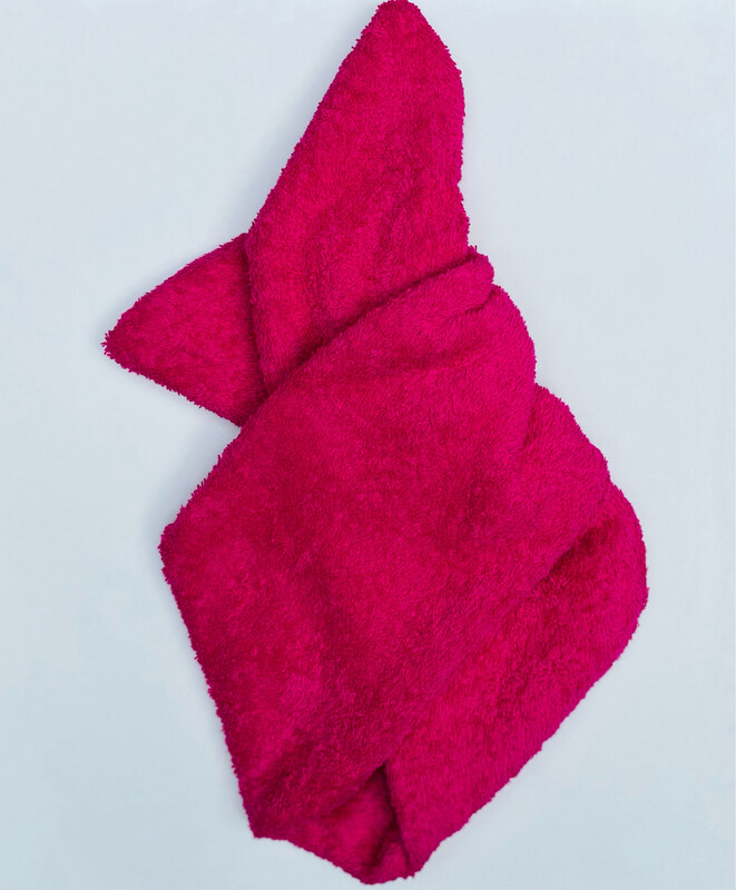 Cerise Toweling Hairband