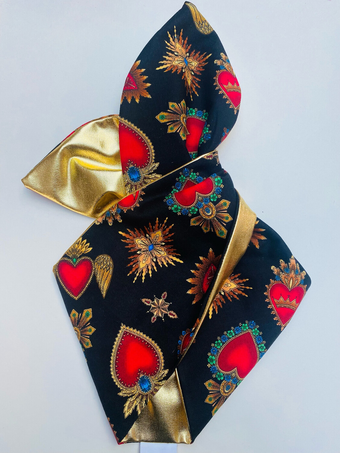 Sacred Heart Golden Wired Hairband