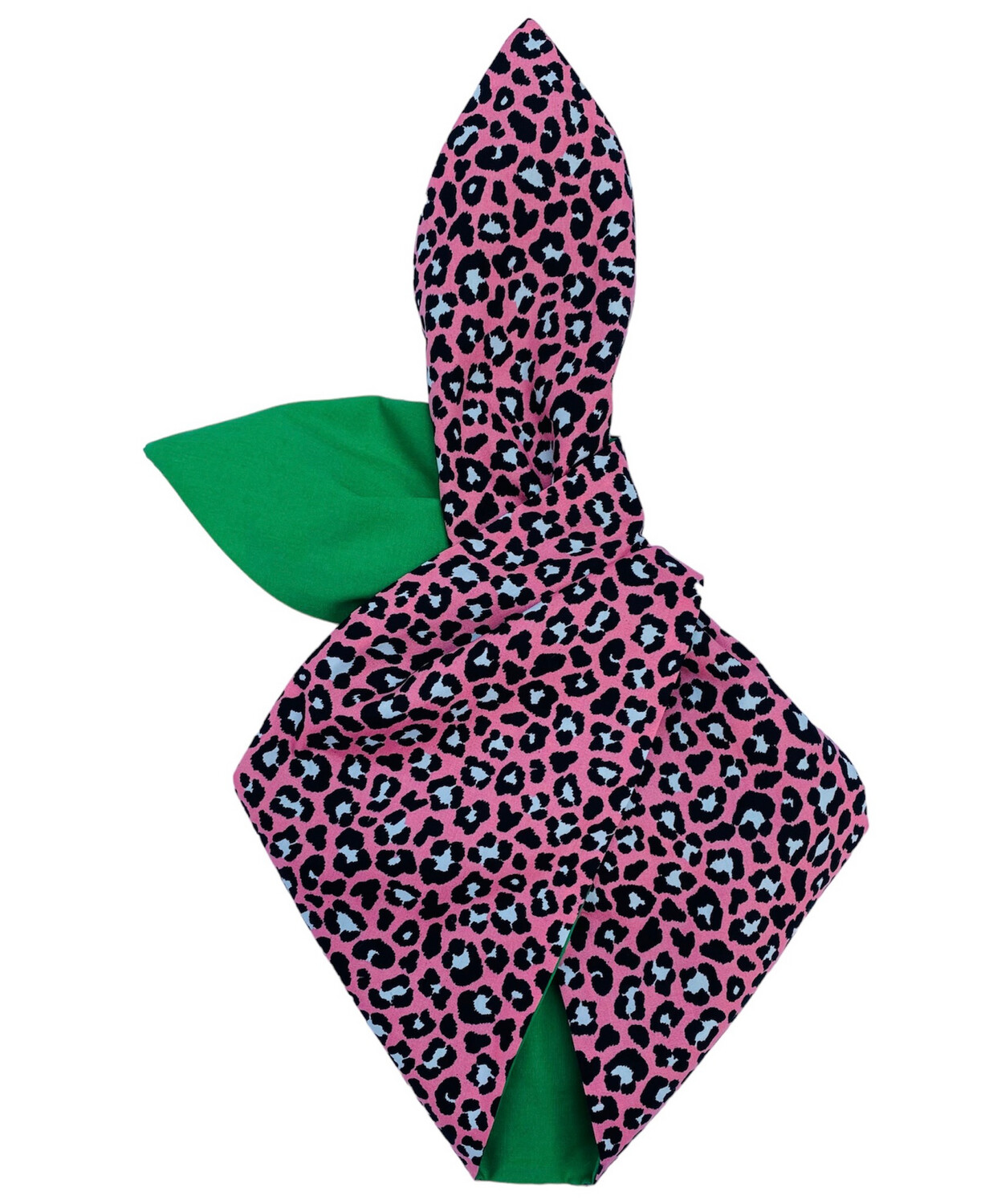 Pink Leo And Green Wired Hairband Pink Leo And Green Wired Hairband