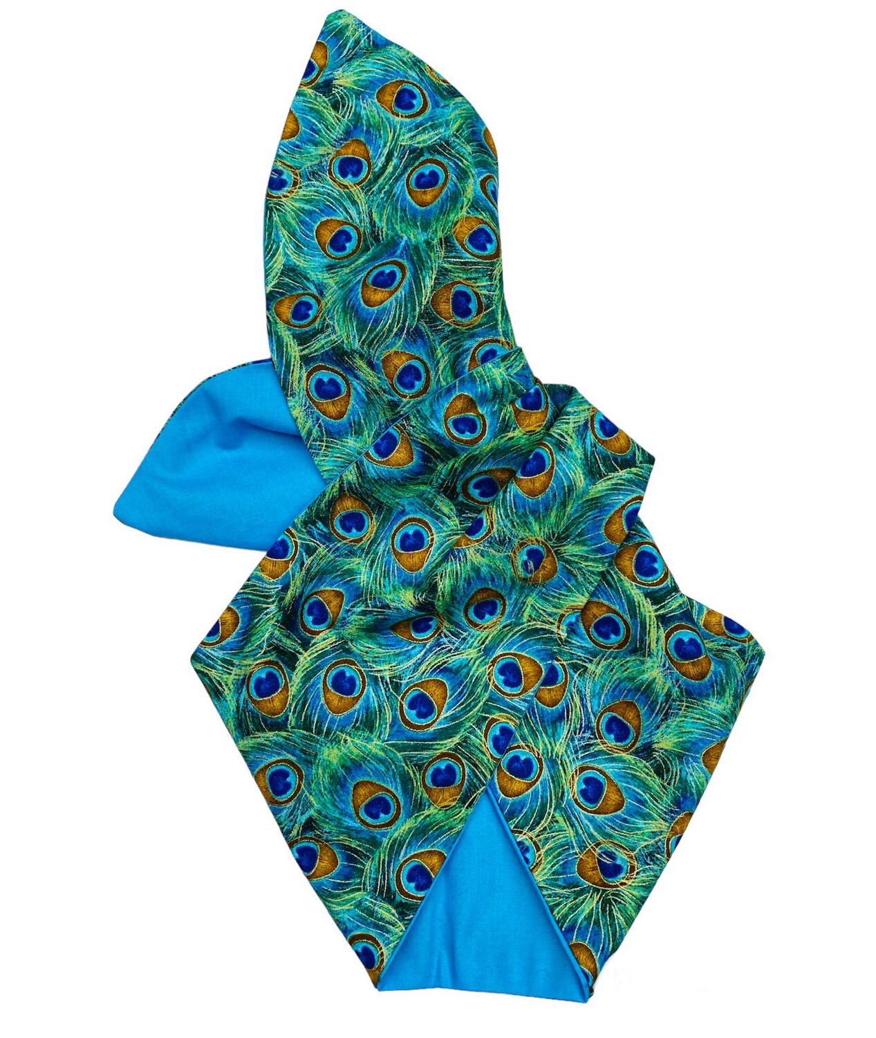 Peacock ( Green And Turquoise) Wired Hairband