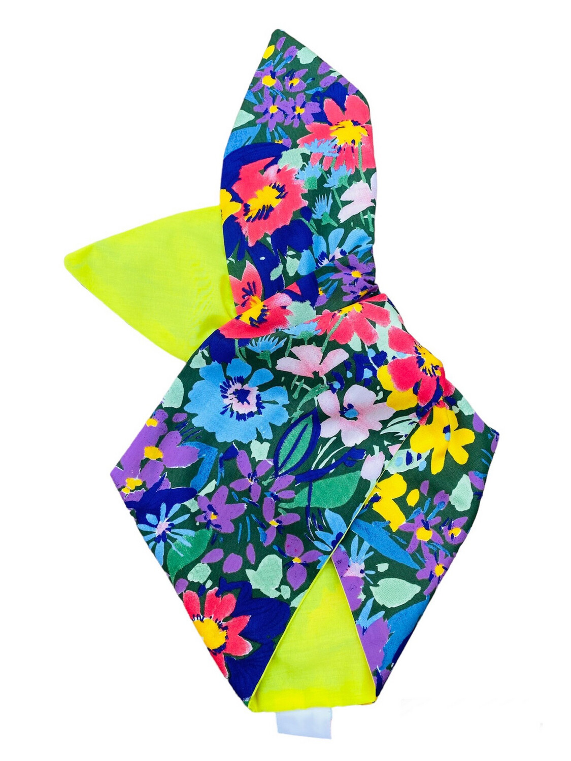 Floral Brights With Neon Backing Wires Hairband