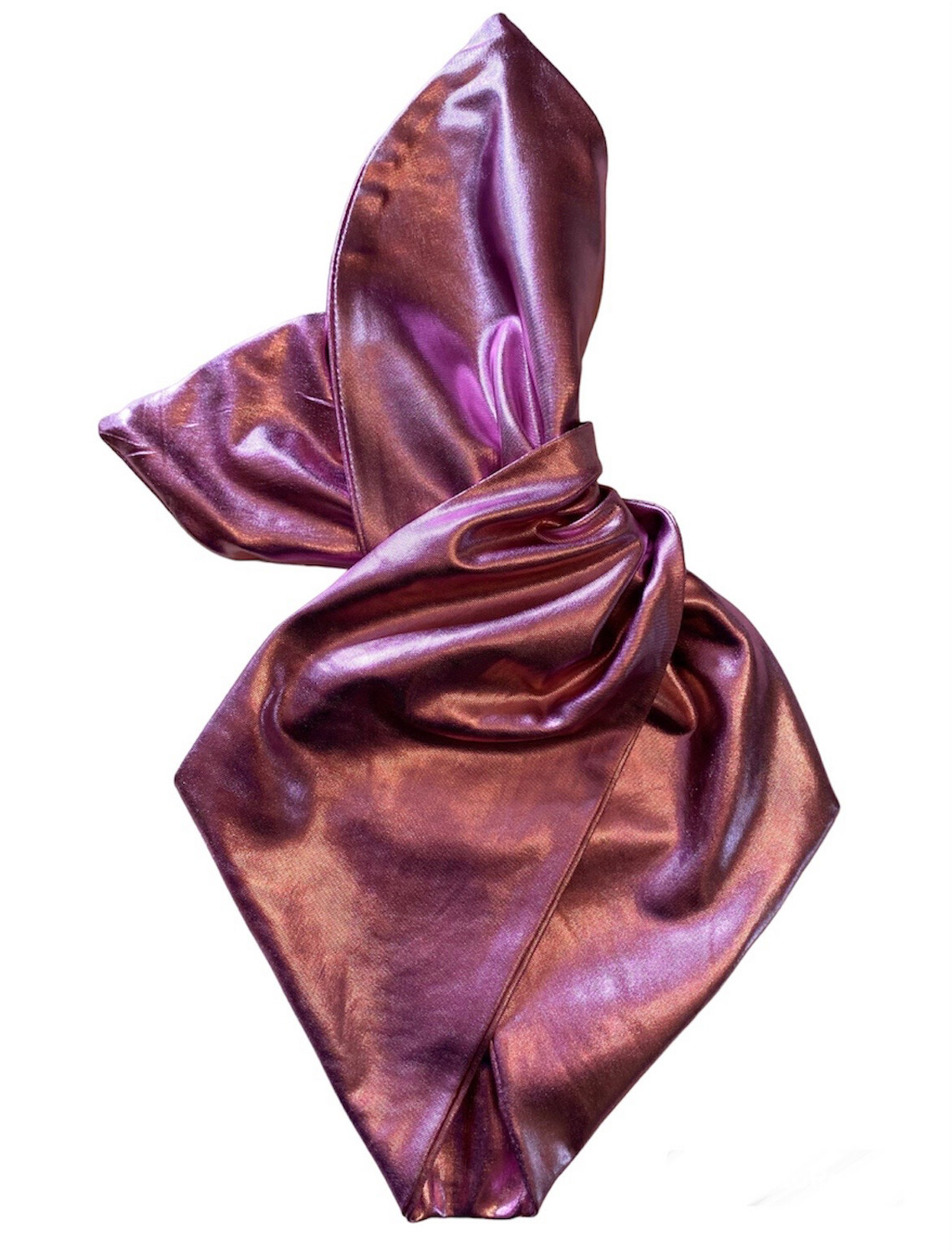 Metallic Pink Wired Hairband