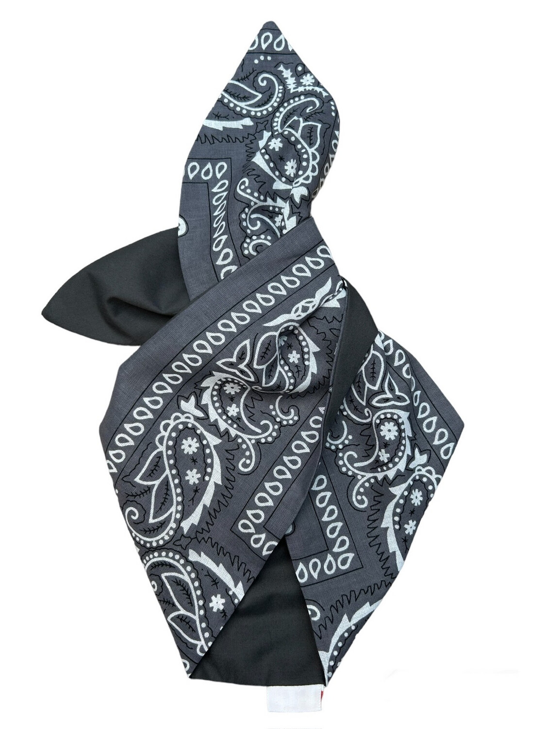 Grey Bandana Wired Hairband