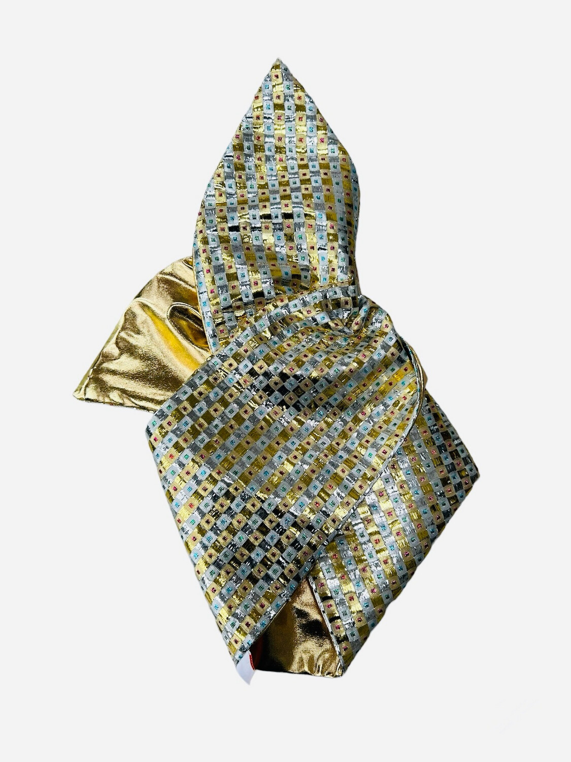 Bejewelled Gold And Silver Wired Hairband