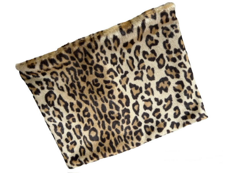 Fur And Fleece Leopard Snood