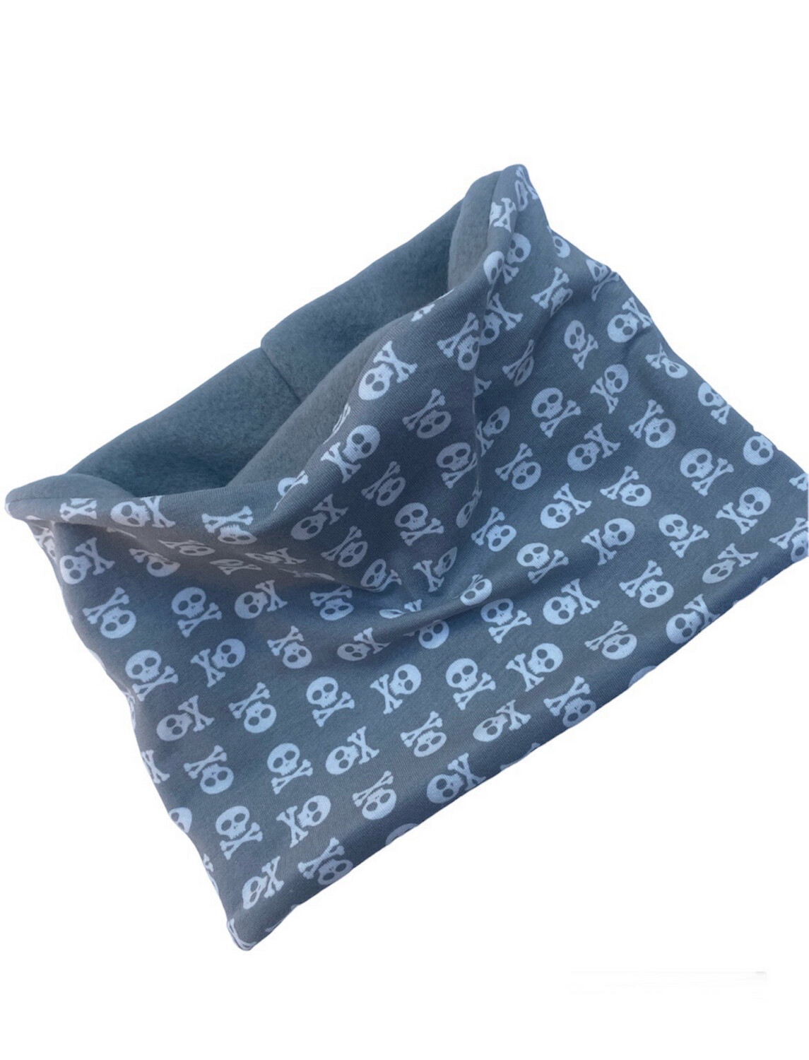 Grey Skulls Fleece Snood ( Children) 