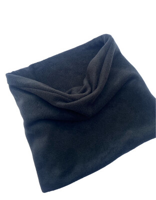 Plain Black Fleece Snood ( Unisex) 