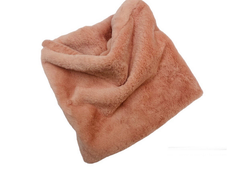 Rose Gold Fur Snood (adult)