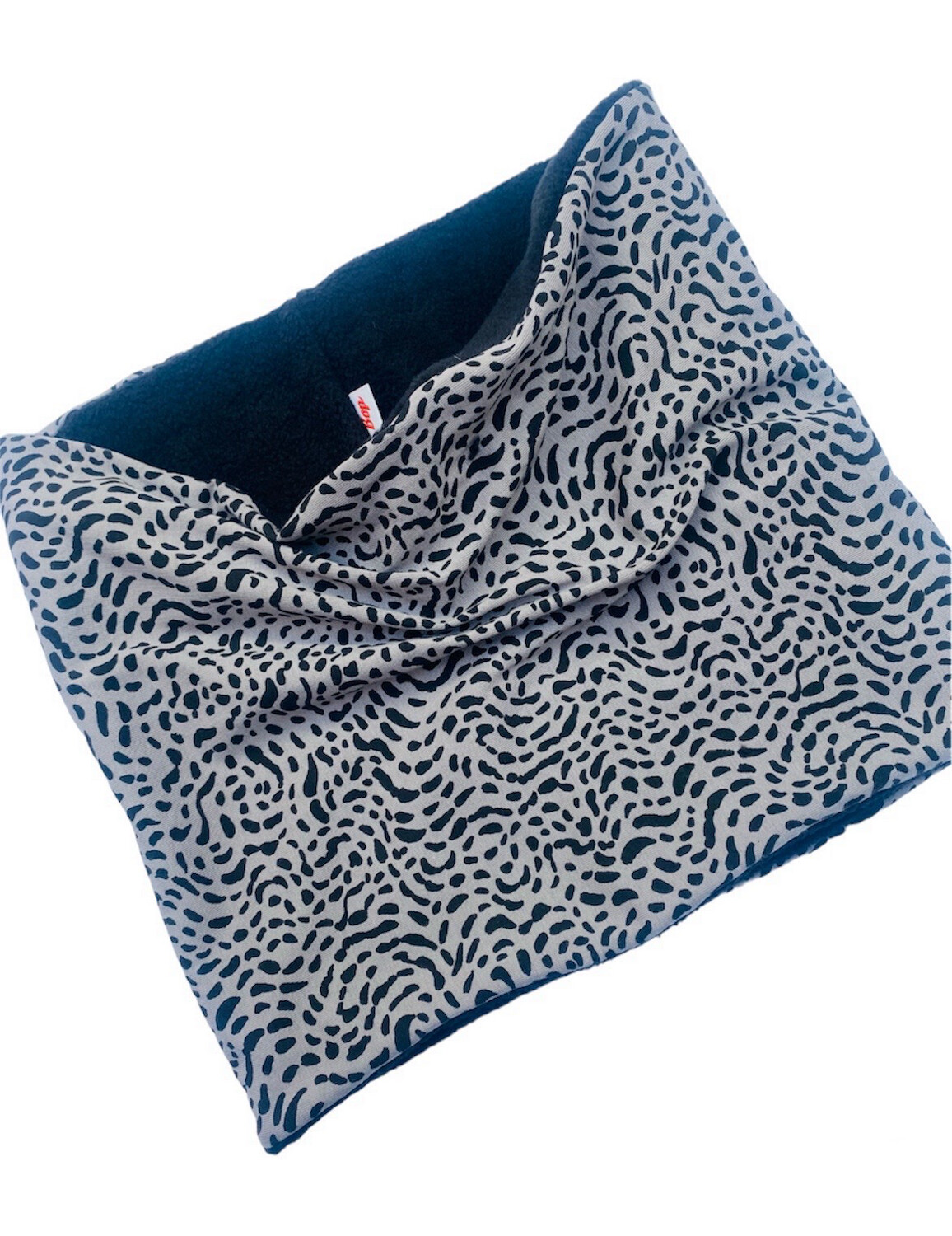 Taupe And Blk Animal Snood (adult) Taupe And Blk Animal Snood (adult)