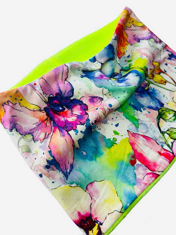 Neon Floral Snood