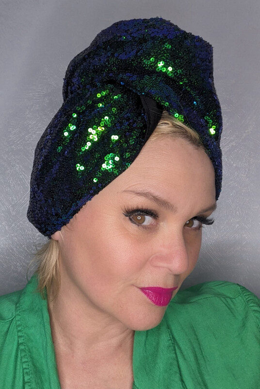 Mermaid Sequin Turban