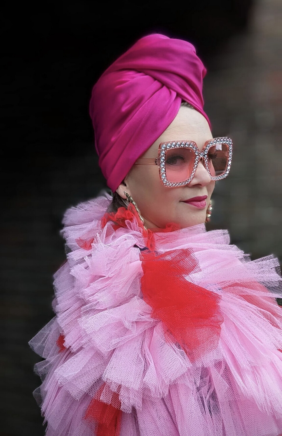 Hot Pink Stretch Turban