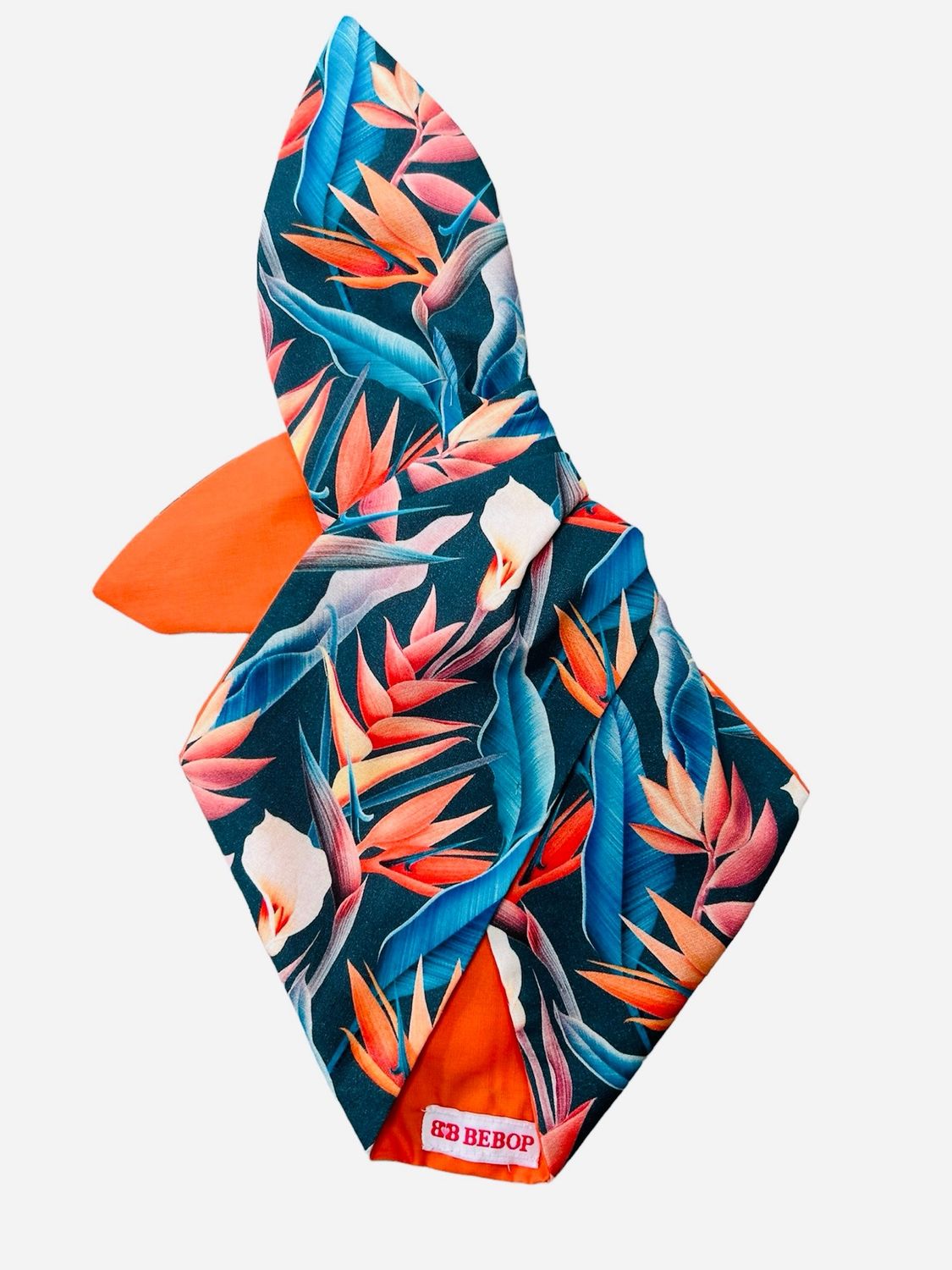 Orange And Blue Palm Wired Hairband