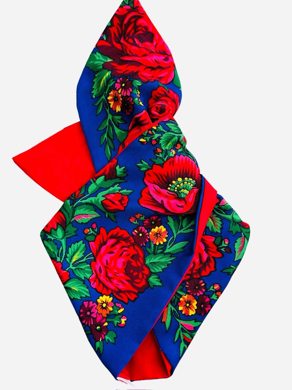 Russian Rose Royal Blue Wired Hairband