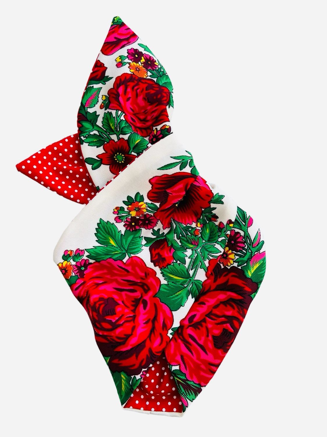 Russian Rose Cream Wired Hairband