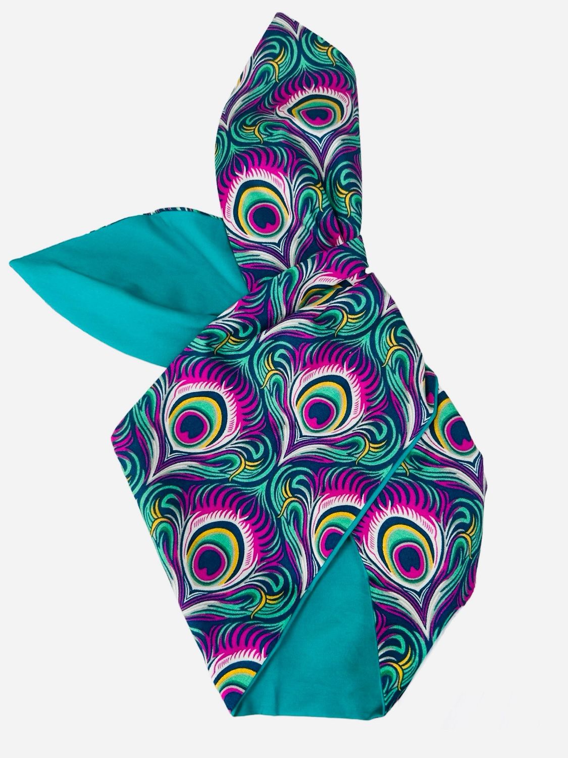 Jade Peacock Wired Hairband