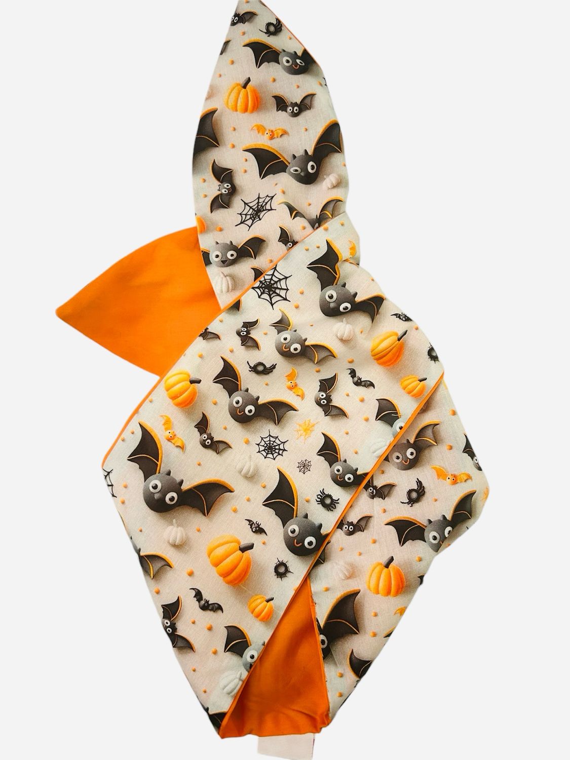 Pumpkins And Bats Cutesy Wired Hairband