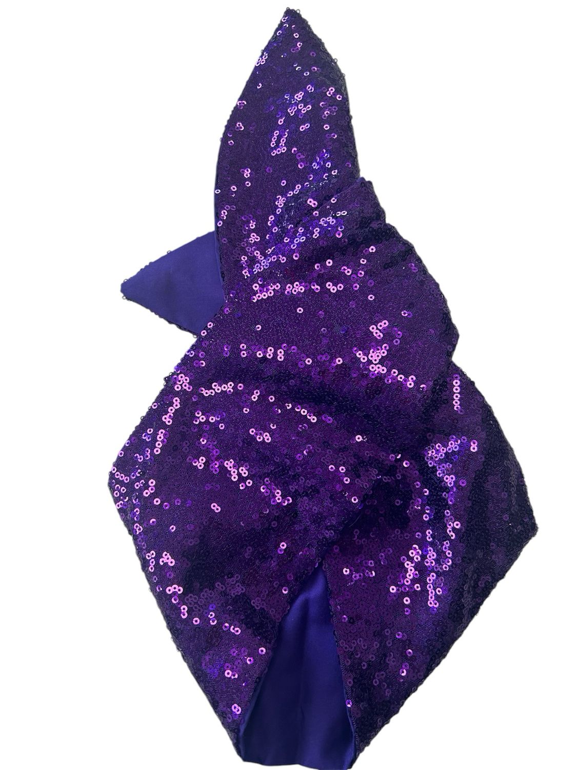 Purple Sequin Wired Hairband
