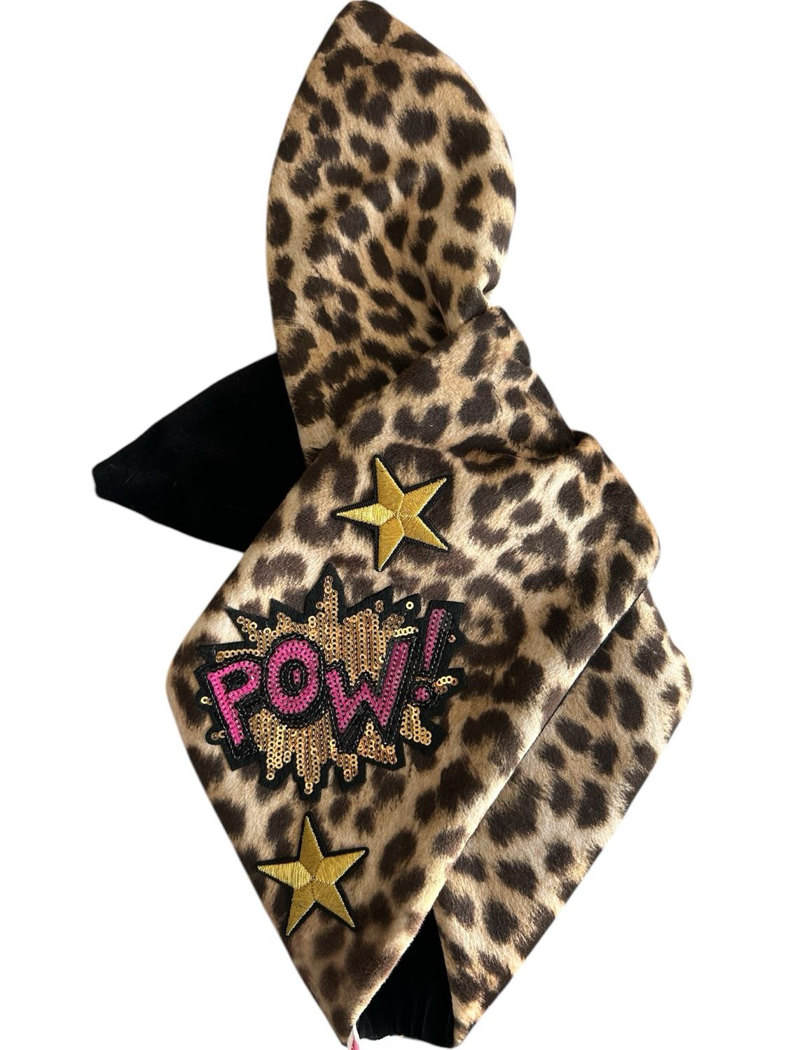 Leo Velvet POW wired Hairband