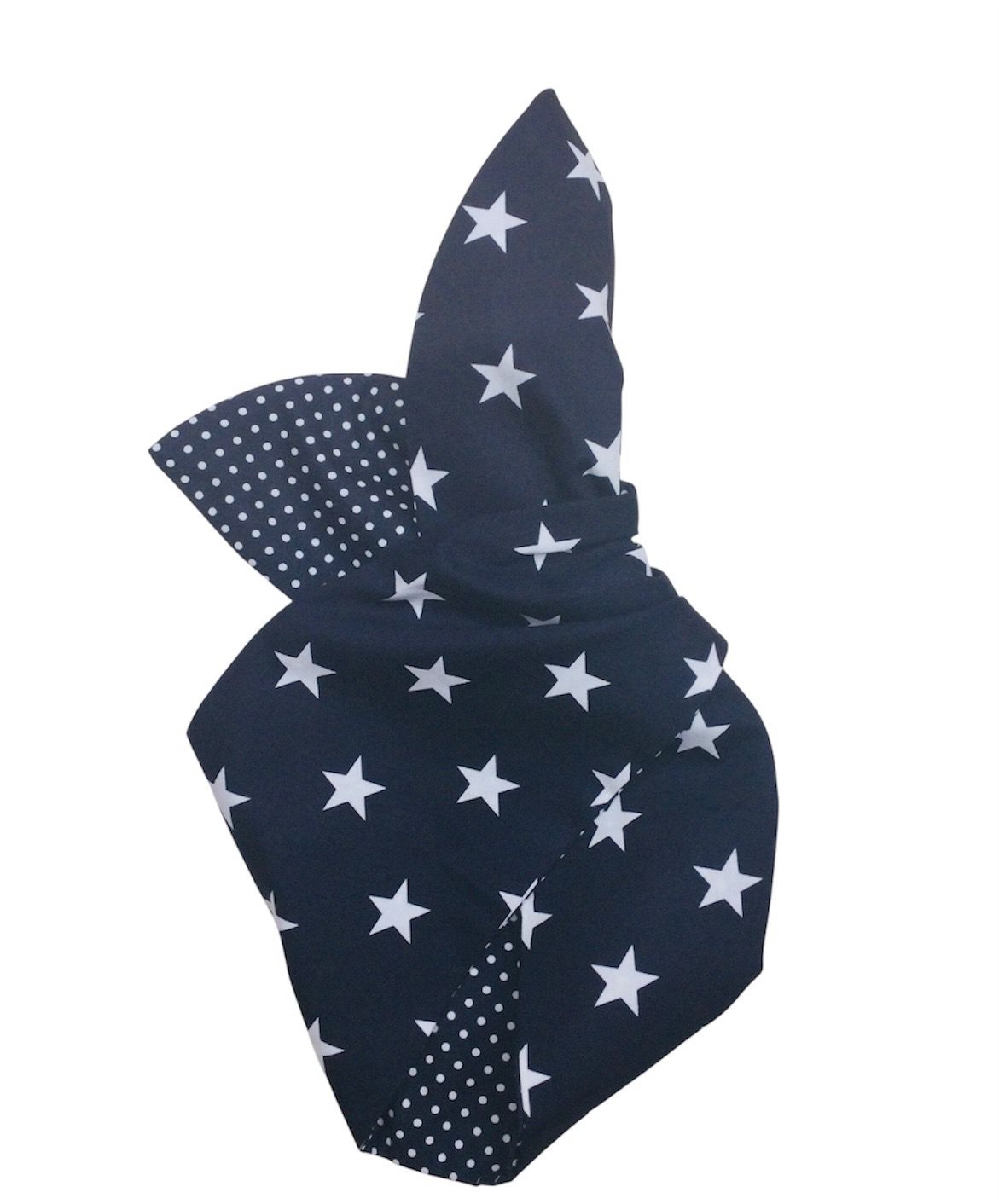 Navy stars hairband
