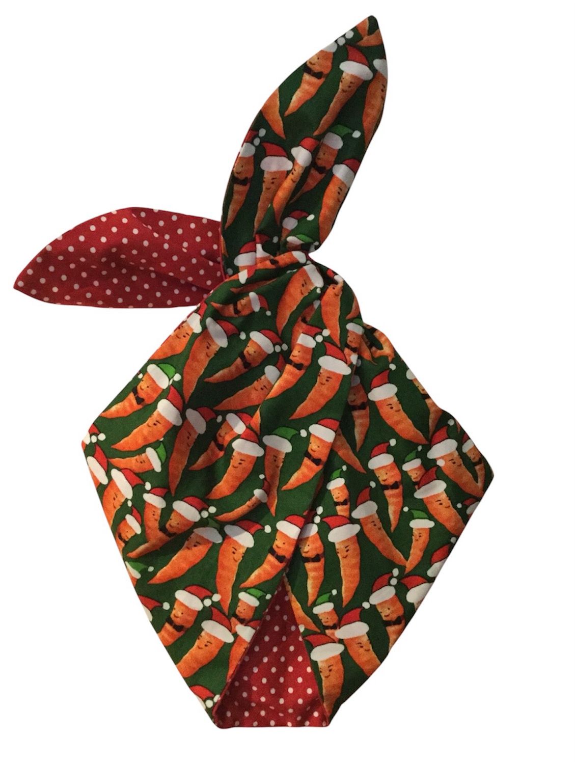Christmas carrot wired hairband 