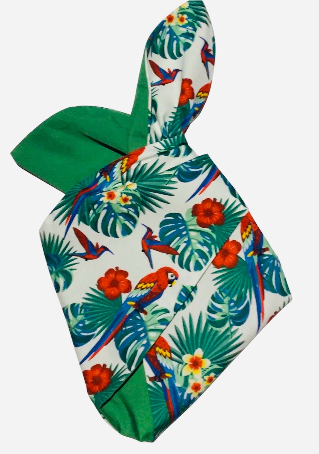 Green Parrot Wired Hairband