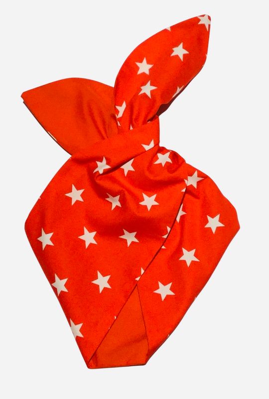 Red Star Wired Hairband