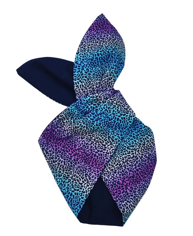 Rainbow Animal Print Wired Hairband