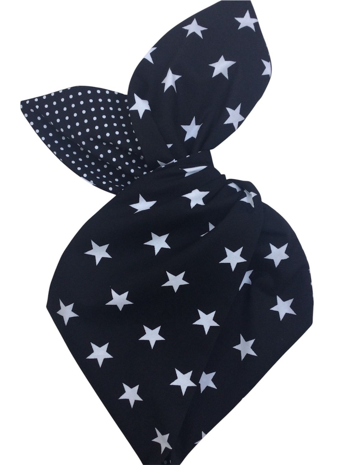 Black Stars Wired Hairband