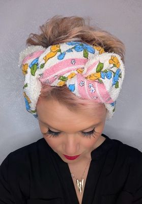 Toweling Wired Hairbands 