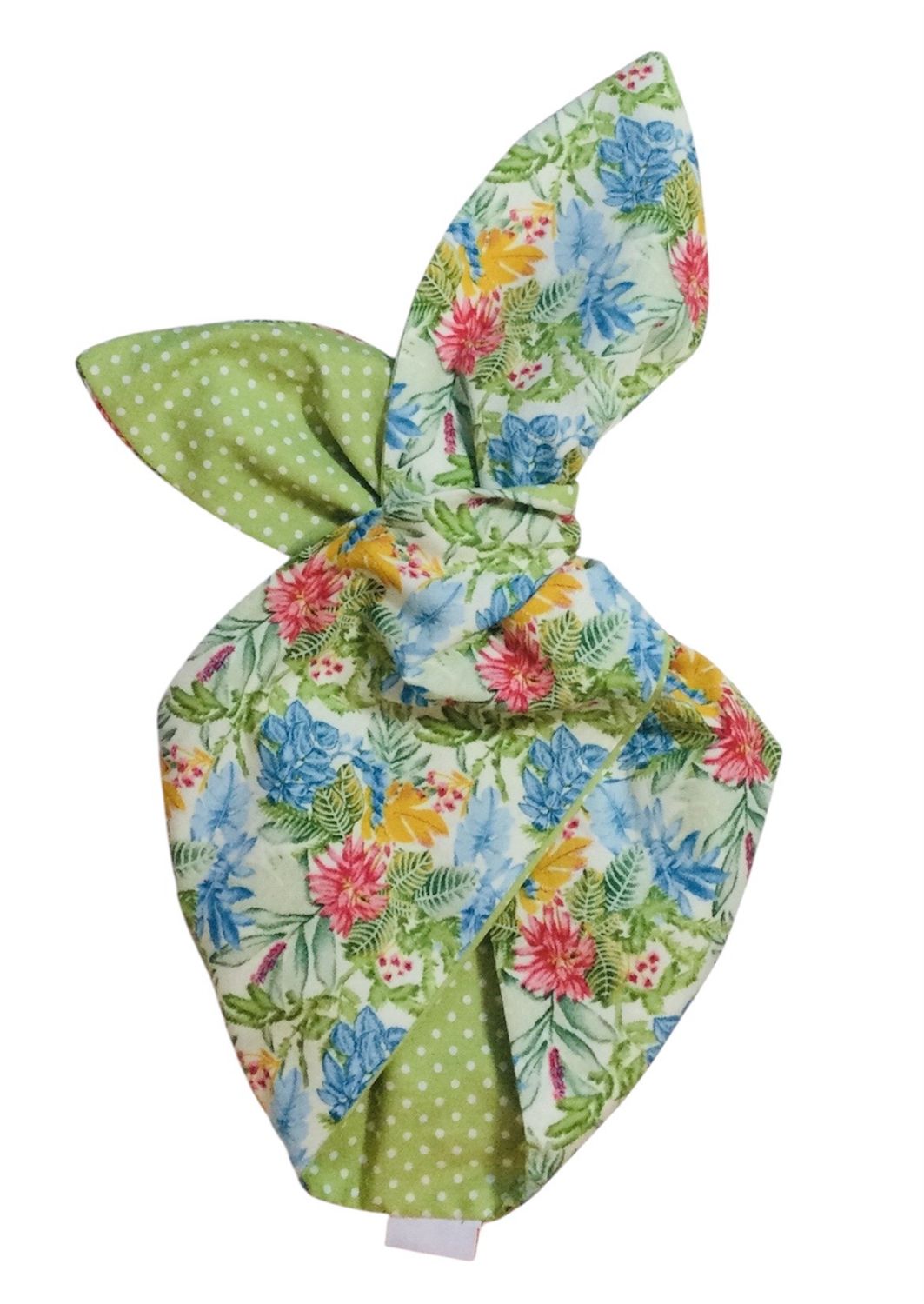 Lime Florals Wired Hairband