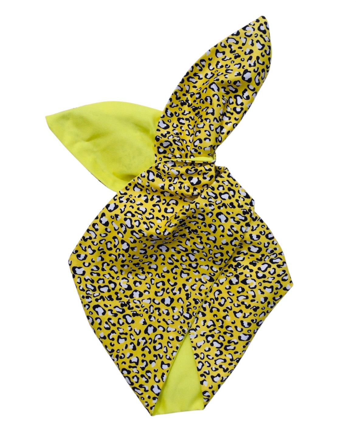 Pale Lemon Animal Design Wired Hairband