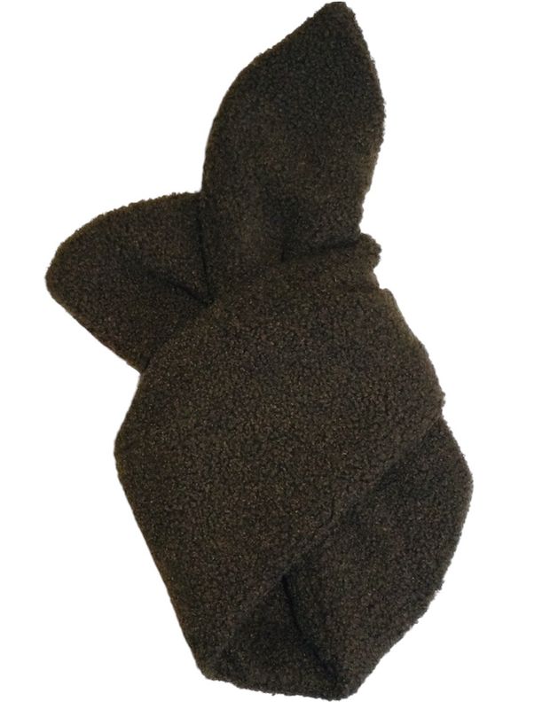 Chocolate Sherpa Fleece Wired Hairband Chocolate Sherpa Fleece Wired Hairband