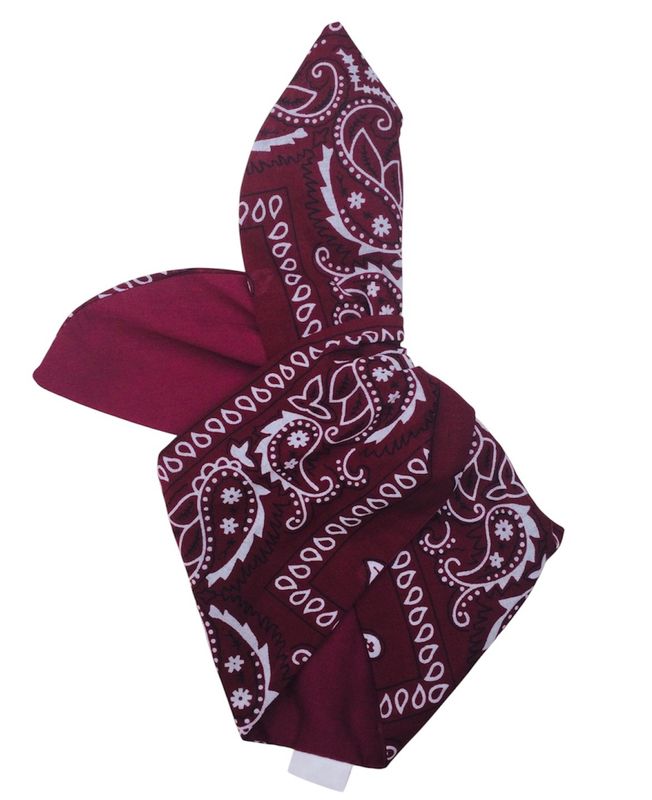 Wine Bandanna Wired Hairband